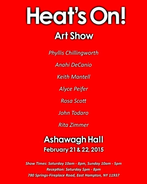 ASHAWAGH HALL - HEATS ON ART EXHIBIT - FEB 2015